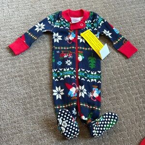 NWT Hanna Anderson Gnome sleeper pj